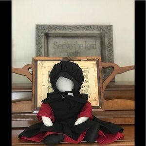 Rare Vintage 1984 Handcrafted Amish Doll